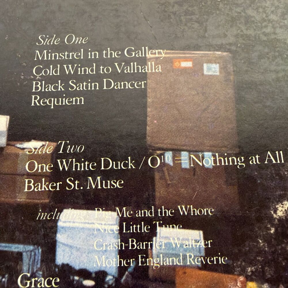 Jethro Tull Minstrel in the Gallery Vinyl LP Record 1975 CHR 1082 Vinyl VG+ - Picture 6 of 7
